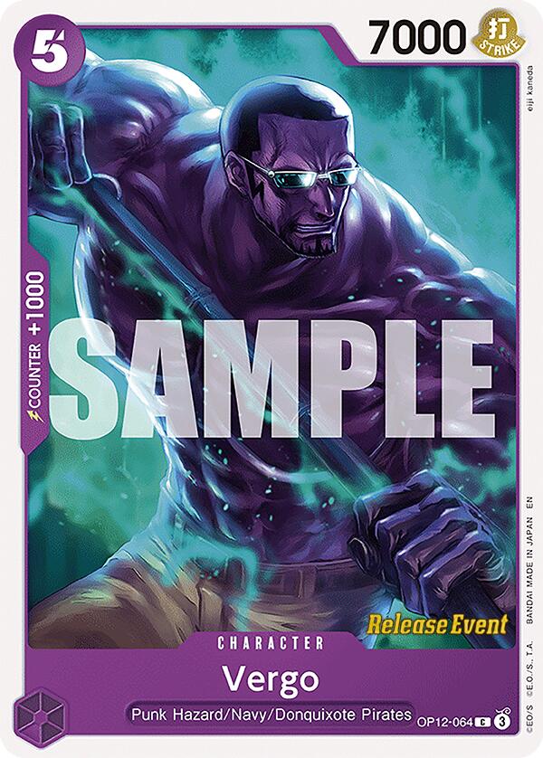 Vergo [Legacy of the Master Release Event Cards] Bandai