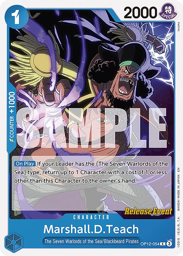 Marshall.D.Teach [Legacy of the Master Release Event Cards] Bandai