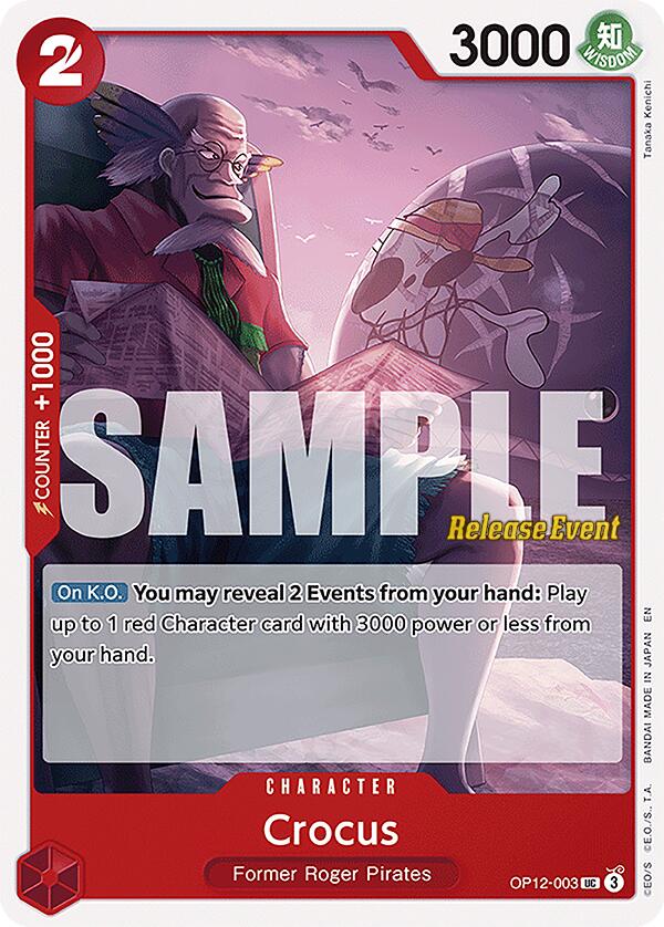 Crocus [Legacy of the Master Release Event Cards] Bandai
