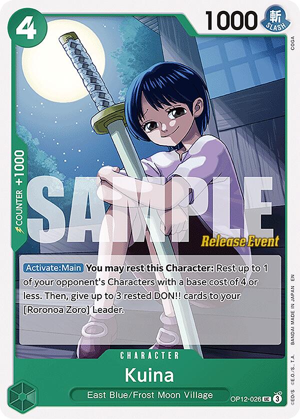 Kuina [Legacy of the Master Release Event Cards] Bandai