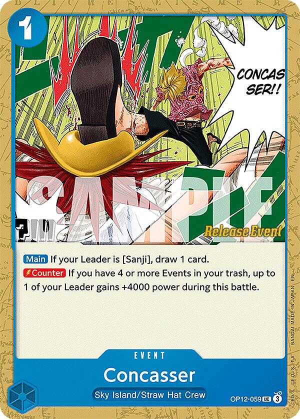 Concasser [Legacy of the Master Release Event Cards] Bandai