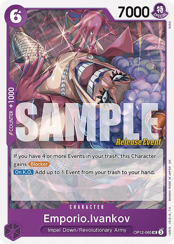 Emporio.Ivankov [Legacy of the Master Release Event Cards] Bandai
