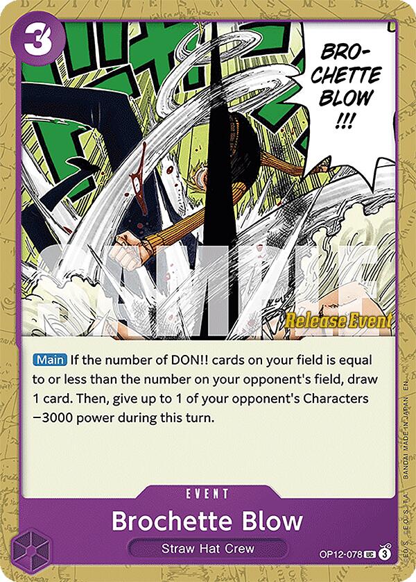Brochette Blow [Legacy of the Master Release Event Cards] Bandai