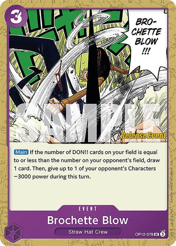 Brochette Blow [Legacy of the Master Release Event Cards] Bandai