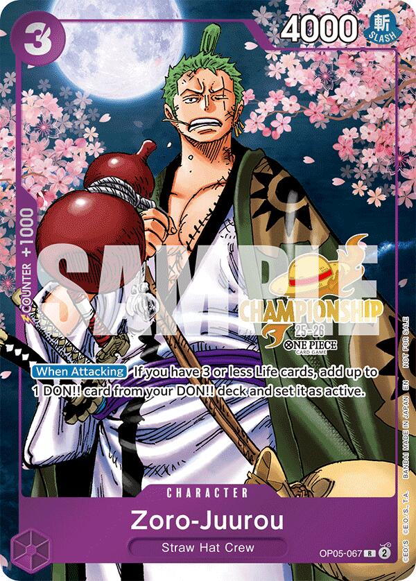 Zoro-Juurou (CS 25-26 Event Pack) [One Piece Promotion Cards] Bandai