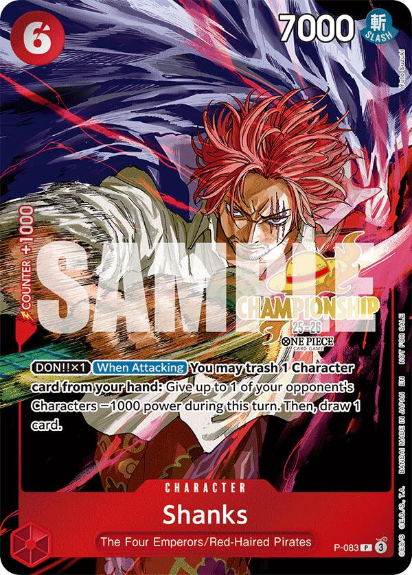Shanks (CS 25-26 Event Pack) [One Piece Promotion Cards] Bandai