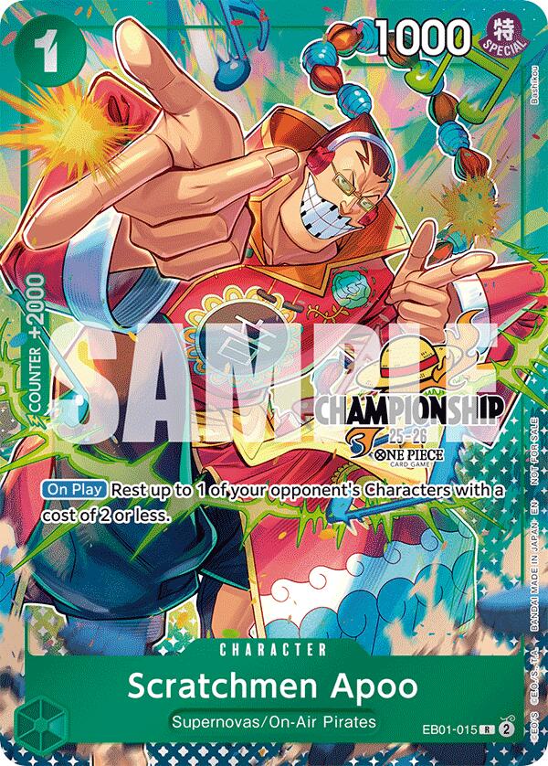 Scratchmen Apoo (CS 25-26 Celebration Pack) [One Piece Promotion Cards] Bandai
