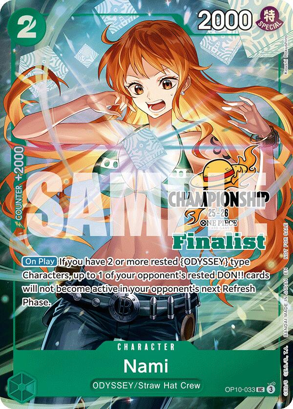 Nami (CS 25-26 Finalist Card Set 1) [One Piece Promotion Cards] Bandai