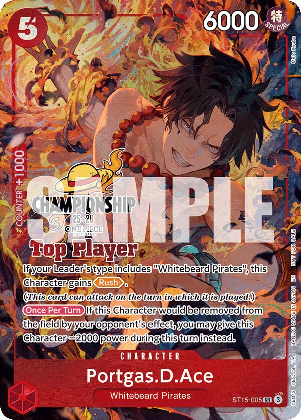 Portgas.D.Ace (CS 25-26 Top Player Pack) [One Piece Promotion Cards] Bandai