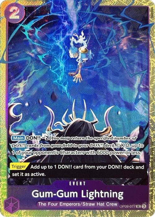 Gum-Gum Lightning (Premium Card Collection -Best Selection Vol. 4-) [One Piece Promotion Cards] Bandai