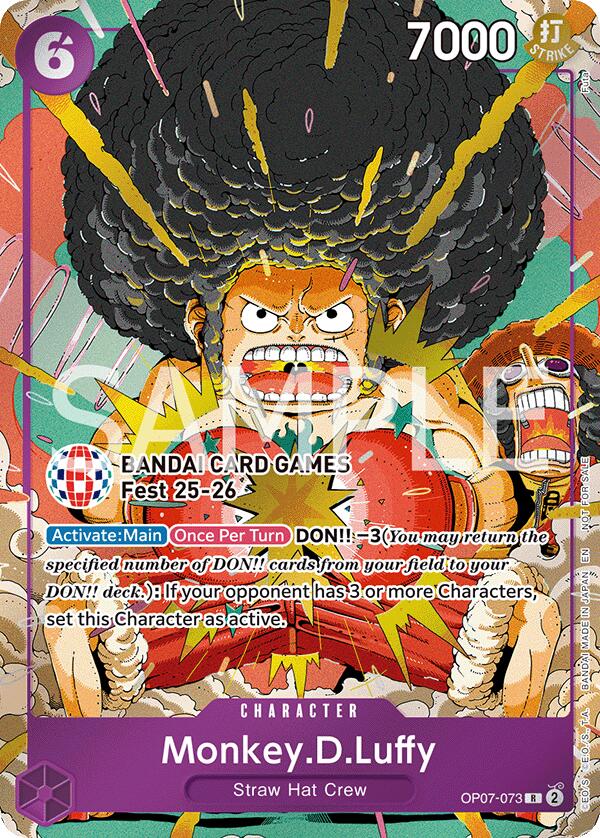 Monkey.D.Luffy (BANDAI Card Games Fest 25-26) [One Piece Promotion Cards] Bandai