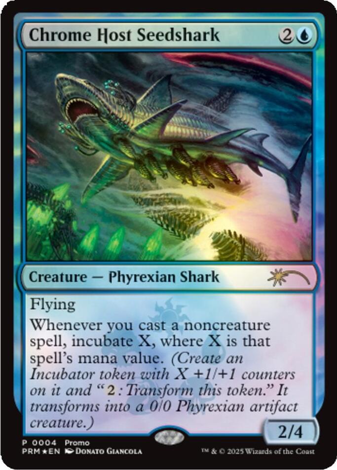 Chrome Host Seedshark [Media Promos] Magic: The Gathering