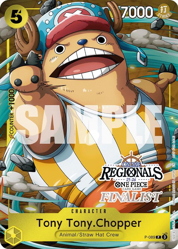 Tony Tony.Chopper (Online Regional Finalist Card Set 2025 Vol.2) [One Piece Promotion Cards] Bandai