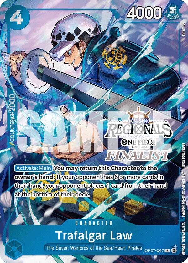 Trafalgar Law (Online Regional Finalist Card Set 2025 Vol.2) [One Piece Promotion Cards] Bandai