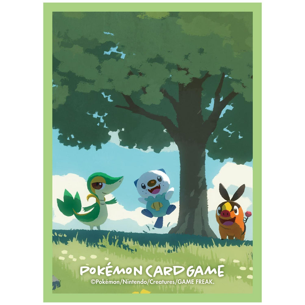 Card Sleeves - Snivy & Pokabu & Oshawott (64-Pack) (Pokemon Center Exclusive) Pokémon