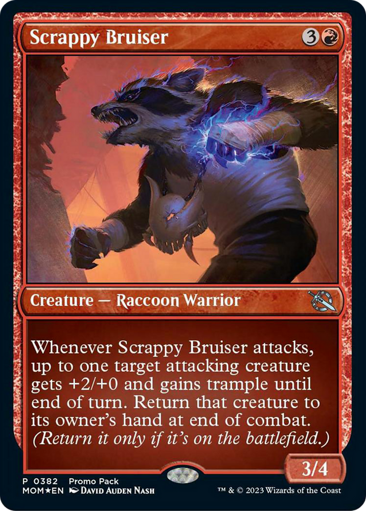 Scrappy Bruiser (Promo Pack) [March of the Machine Promos] Magic: The Gathering