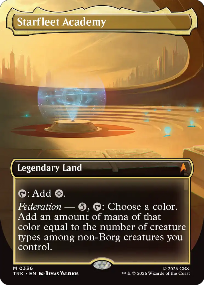 Starfleet Academy (Borderless) [Star Trek] Magic: The Gathering