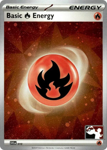 Basic Fire Energy (010) (Cosmos Holo) [Prize Pack Series Seven] Pokémon
