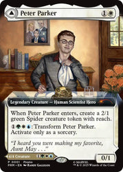 Peter Parker (Extended Art) [Marvel's Spider-Man Promos] Magic: The Gathering
