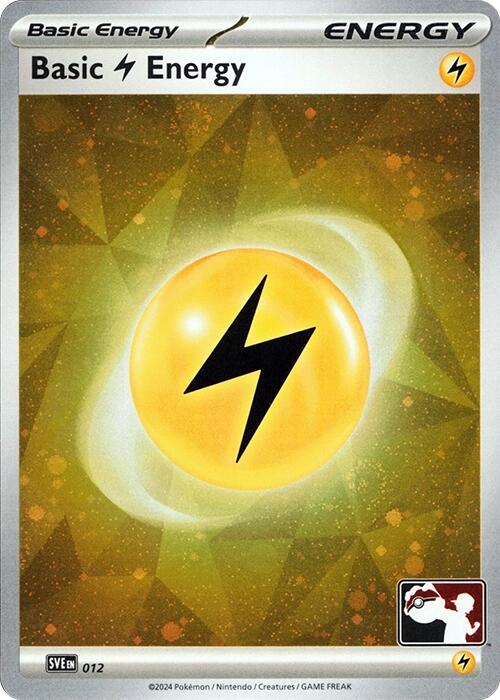 Basic Lightning Energy (012) (Cosmos Holo) [Prize Pack Series Seven] Pokémon