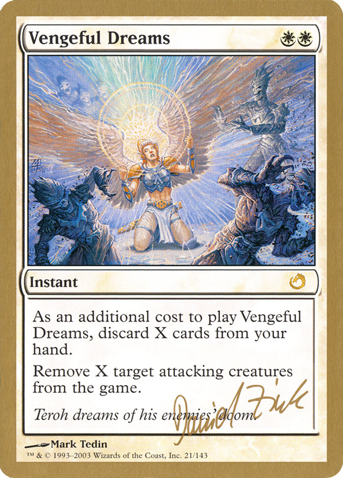 Vengeful Dreams (Daniel Zink) [World Championship Decks 2003] Magic: The Gathering