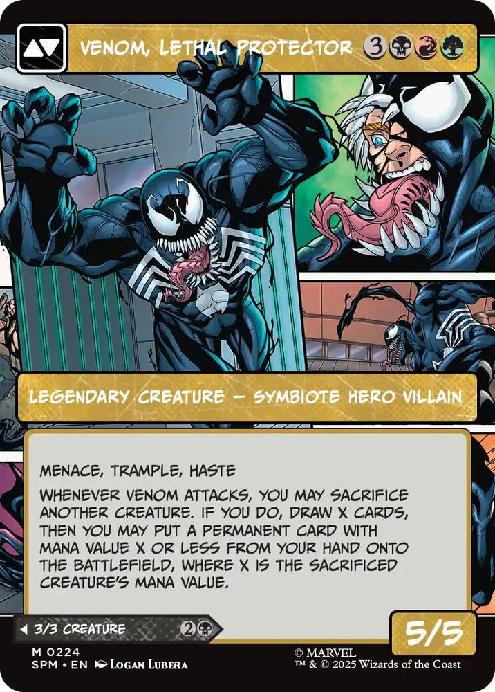 Eddie Brock (0224) (Borderless) [Marvel's Spider-Man] Magic: The Gathering