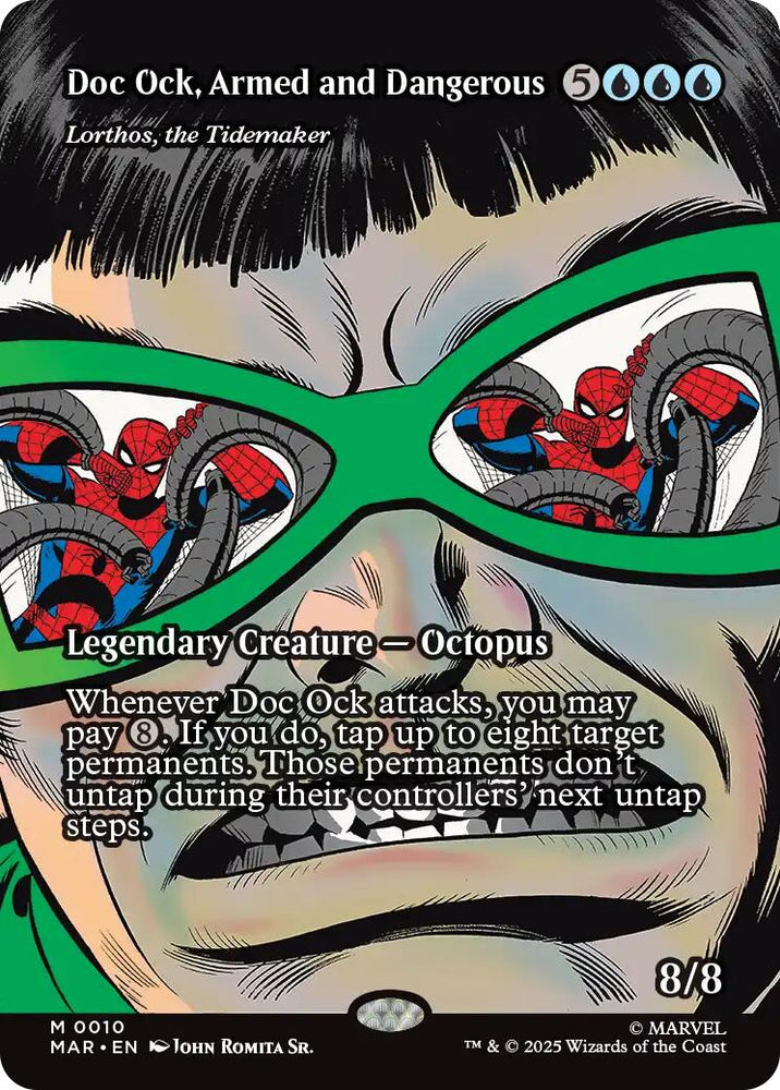 Doc Ock, Armed and Dangerous - Lorthos, the Tidemaker (Borderless) [Marvel Universe: Eternal-Legal] Magic: The Gathering