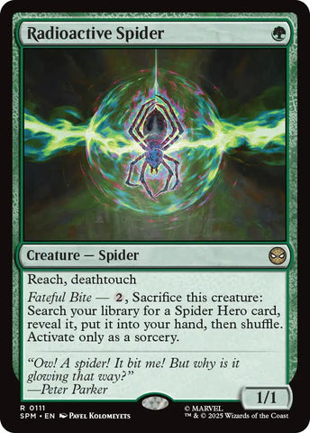 Radioactive Spider [Marvel's Spider-Man] Magic: The Gathering