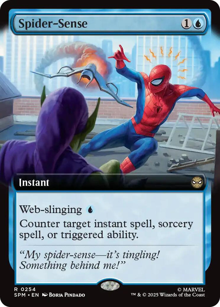 Spider-Sense (Extended Art) [Marvel's Spider-Man] Magic: The Gathering