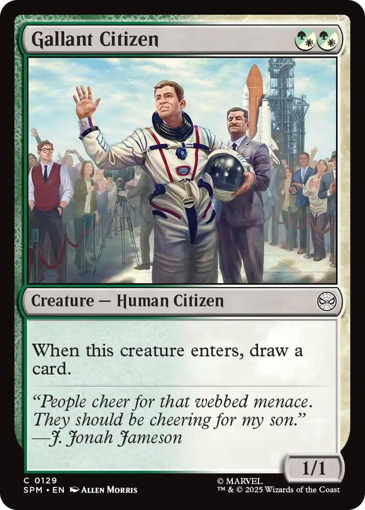 Gallant Citizen [Marvel's Spider-Man] Magic: The Gathering