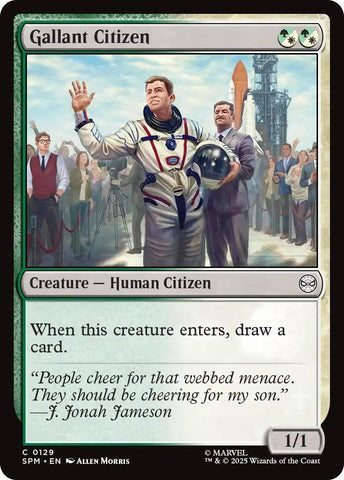 Gallant Citizen [Marvel's Spider-Man] Magic: The Gathering