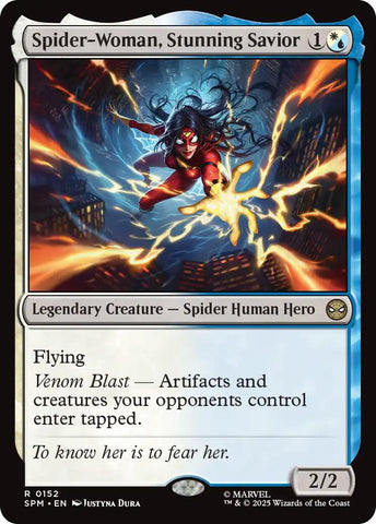 Spider-Woman, Stunning Savior [Marvel's Spider-Man] Magic: The Gathering