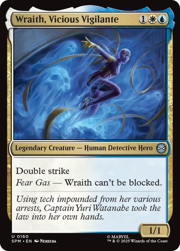 Wraith, Vicious Vigilante [Marvel's Spider-Man] Magic: The Gathering