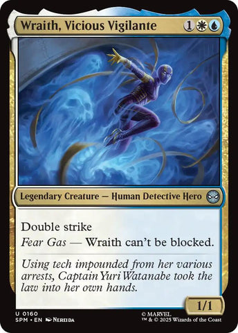 Wraith, Vicious Vigilante [Marvel's Spider-Man] Magic: The Gathering