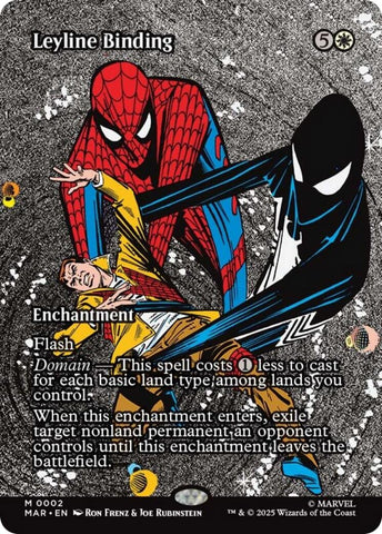 Leyline Binding (Borderless) [Marvel Universe: Eternal-Legal] Magic: The Gathering