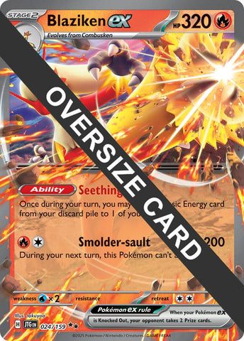Blaziken ex (024/159) (Jumbo Card) [Miscellaneous Cards] Pokémon