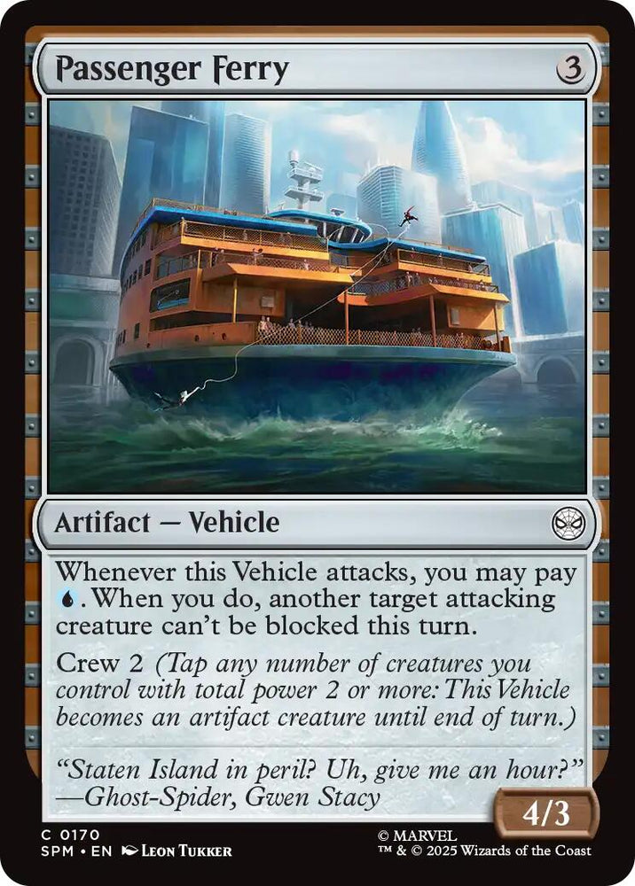 Passenger Ferry [Marvel's Spider-Man] Magic: The Gathering