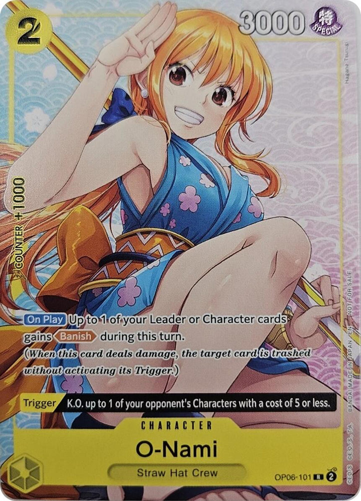 O-Nami (Welcome Pack Vol. 2) [One Piece Promotion Cards] Bandai