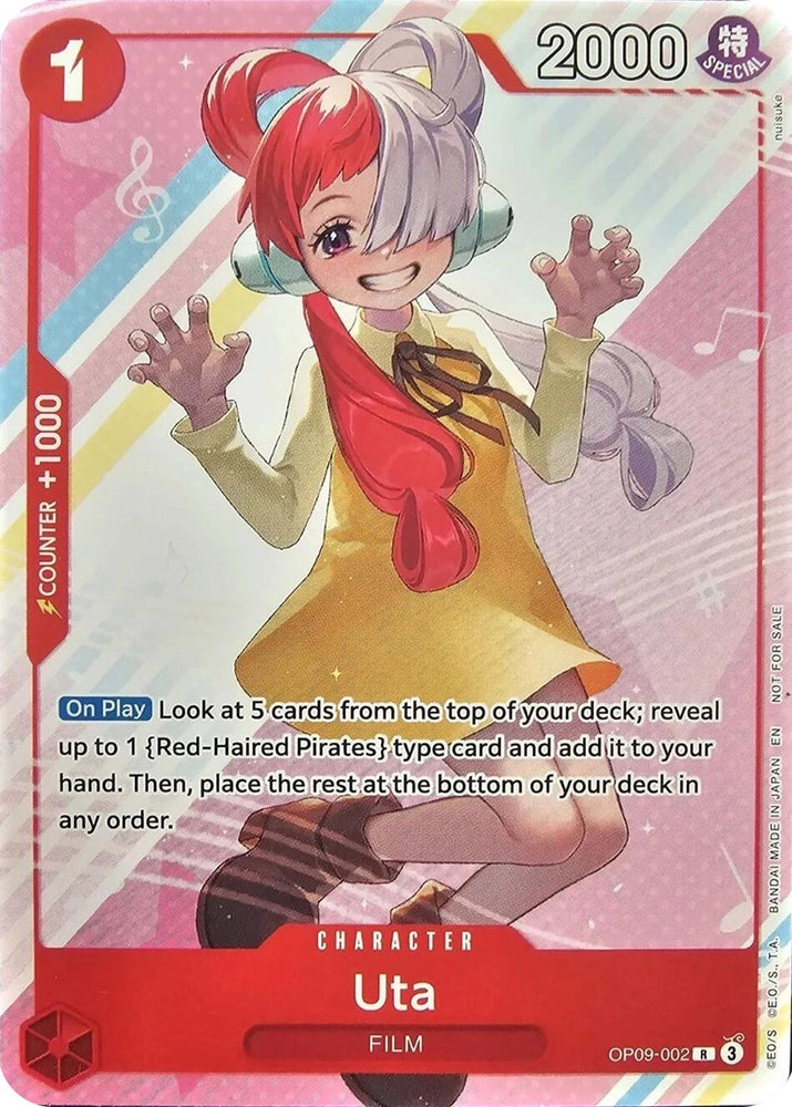 Uta (Welcome Pack Vol. 2) [One Piece Promotion Cards] Bandai