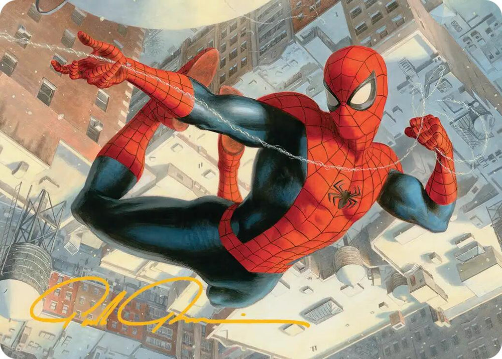 Spider-Man, Peter Parker Art Card (Gold-Stamped Signature) [Marvel's Spider-Man Art Series] Magic: The Gathering