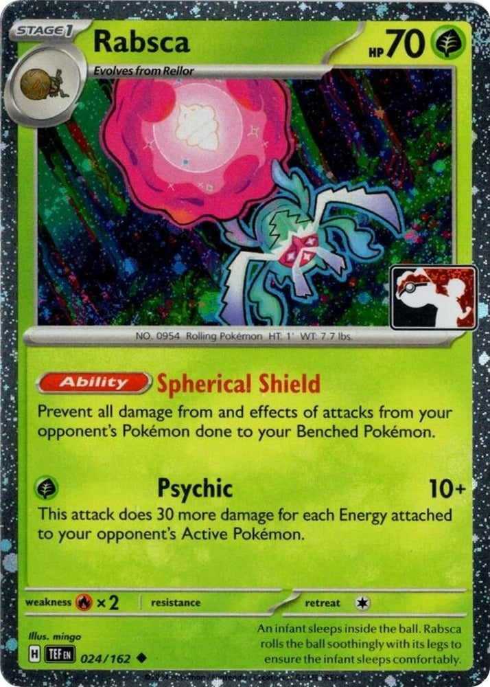 Rabsca (024/162) (Cosmos Holo) [Prize Pack Series Seven] Pokémon