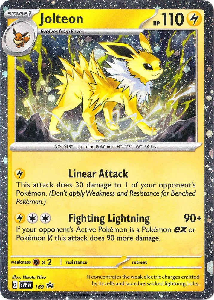 Jolteon (169) (Cosmos Holo) [Scarlet & Violet: Black Star Promos] Pokémon