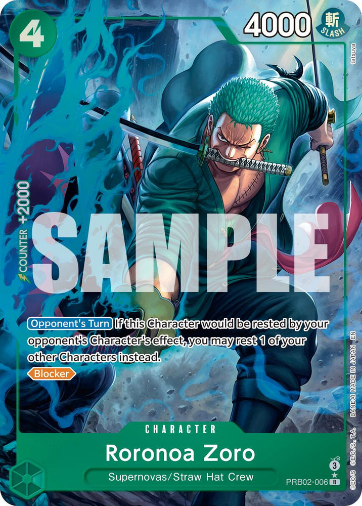 Roronoa Zoro (Alternate Art) [Premium Booster -The Best- Vol. 2] Bandai