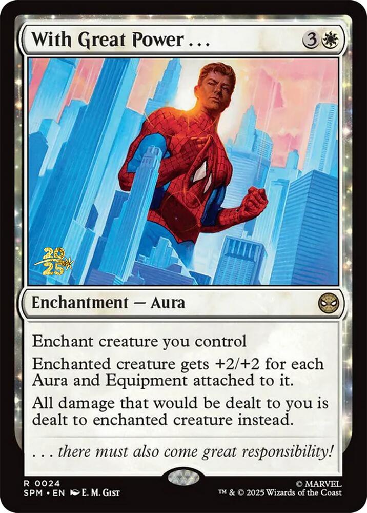With Great Power . . . [Marvel's Spider-Man Prerelease Promos] Magic: The Gathering