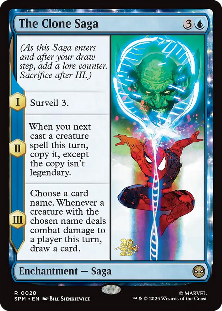 The Clone Saga [Marvel's Spider-Man Prerelease Promos] Magic: The Gathering