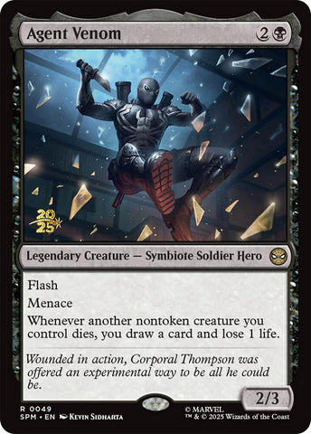 Agent Venom [Marvel's Spider-Man Prerelease Promos] Magic: The Gathering