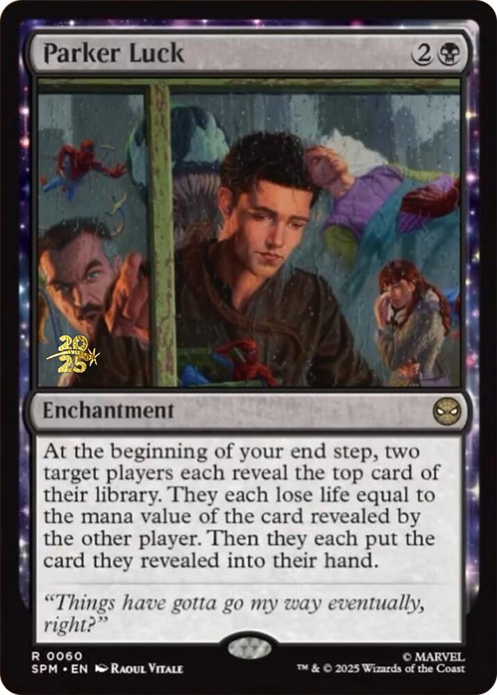 Parker Luck [Marvel's Spider-Man Prerelease Promos] Magic: The Gathering