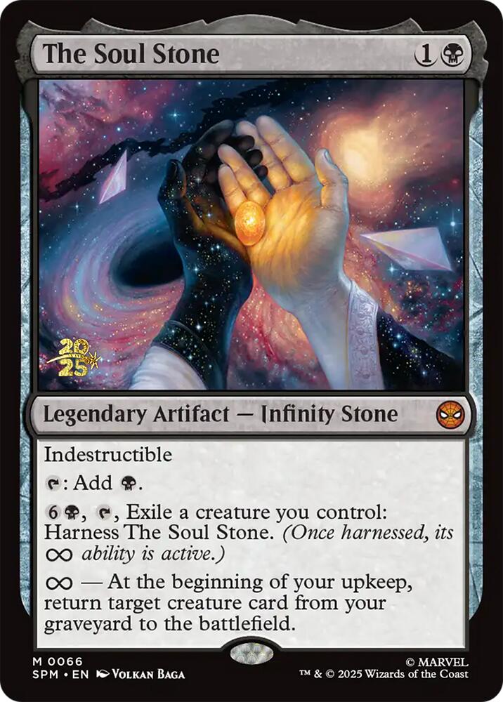 The Soul Stone [Marvel's Spider-Man Prerelease Promos] Magic: The Gathering