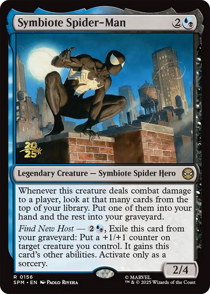 Symbiote Spider-Man [Marvel's Spider-Man Prerelease Promos] Magic: The Gathering