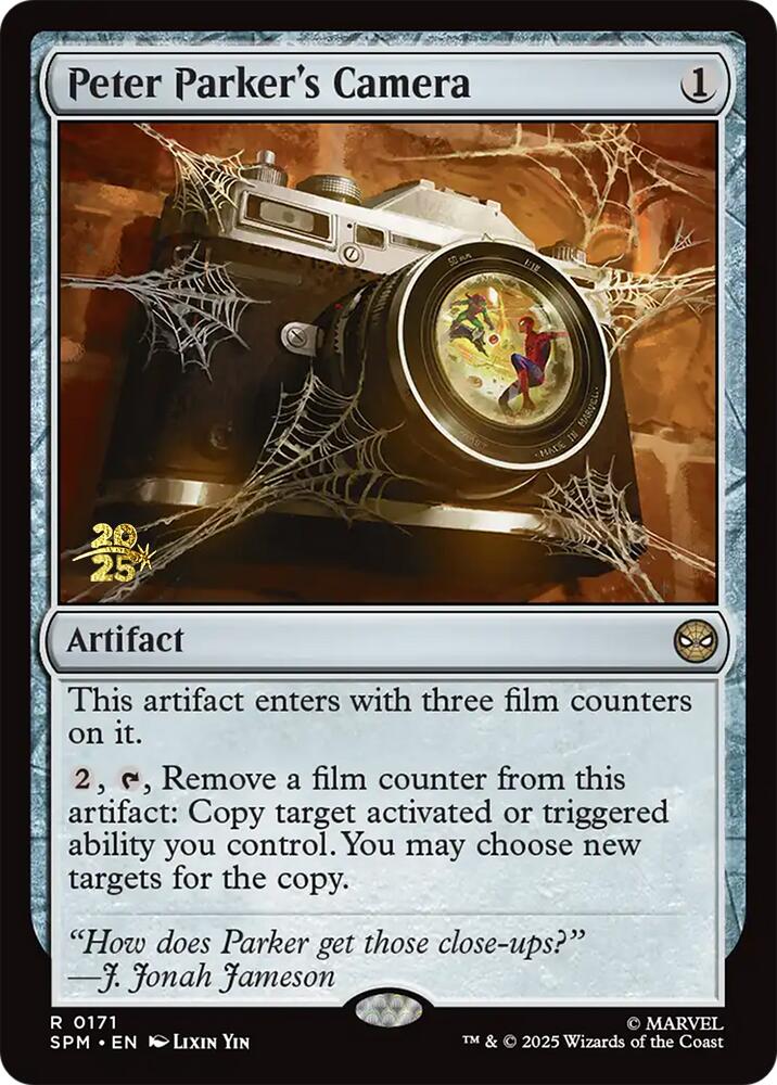 Peter Parker's Camera [Marvel's Spider-Man Prerelease Promos] Magic: The Gathering